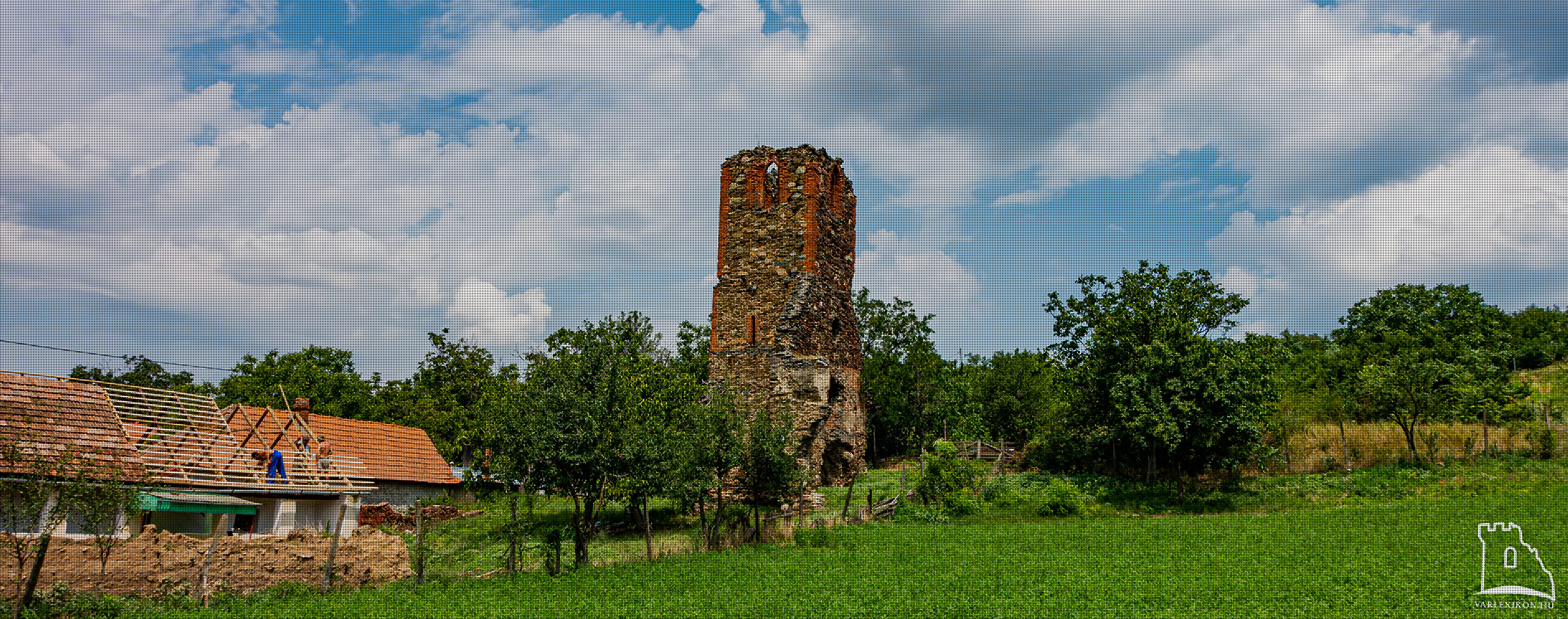 Kovászi templomrom