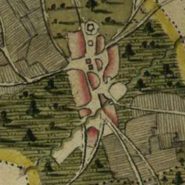Ugod térképe 1735-ből