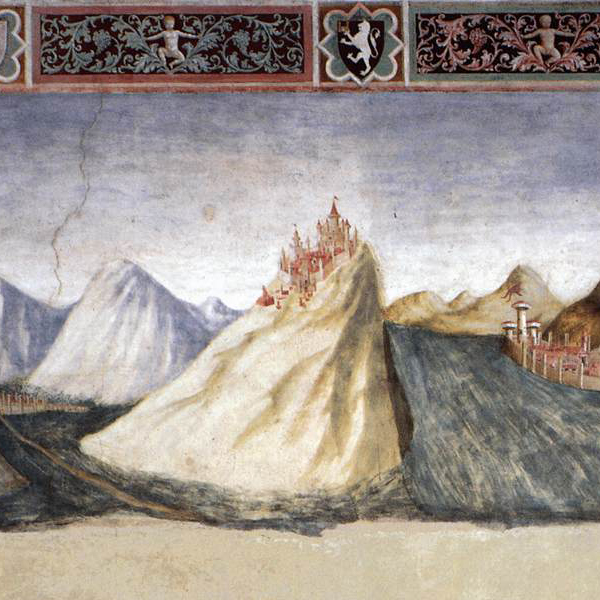 Masolino da Panicale 1420 körül készült festménye, amely feltehetően Veszprémet ábrázolja