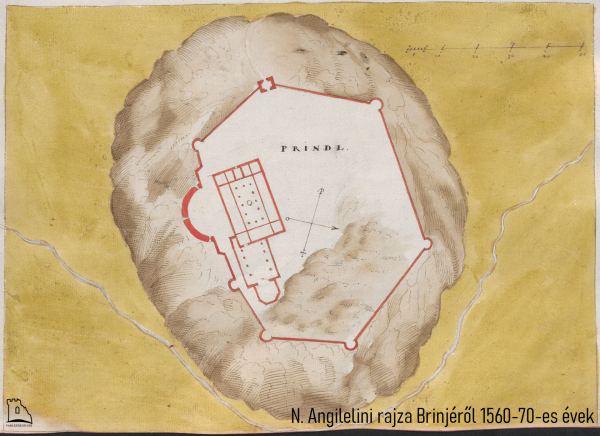 1560-70-es évek. Niccolo Angielini rajza