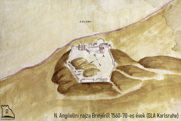 1560-70-es évek. Niccolo Angielini rajza