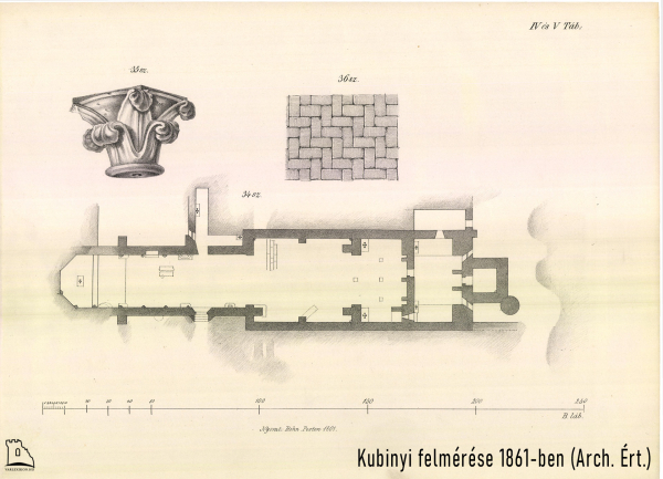 Kubinyi rajza 1861-ből