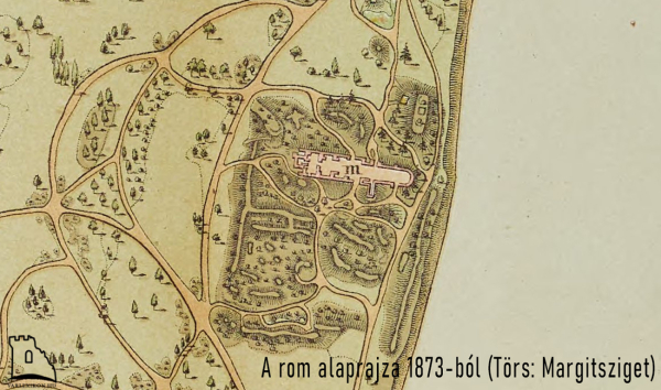 A rom alaprajza 1873-ból Törs könyvében