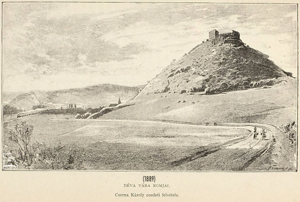 1889. Cserna Károly rajza.